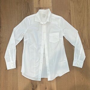 Women's White Button-Up Shirt